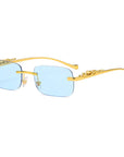 Rimless Square Sunglasses