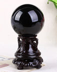 Obsidian Stone Crystal Ball