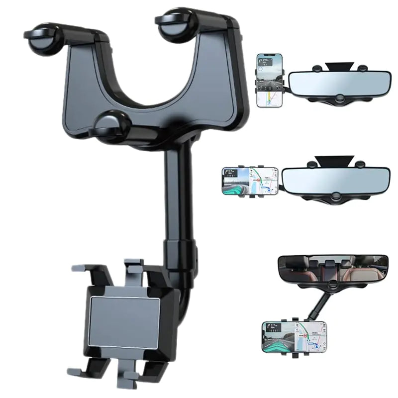 Rearview Mirror Phone Holder