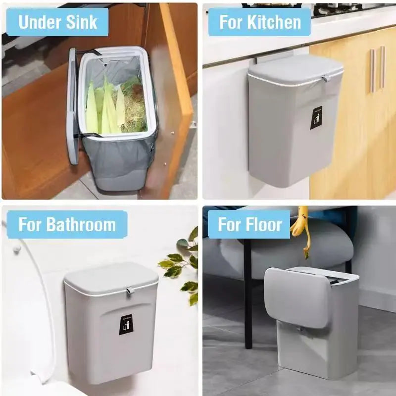 Clip on Kitchen Waste Bin