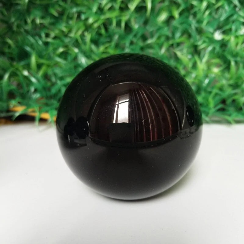 Obsidian Stone Crystal Ball