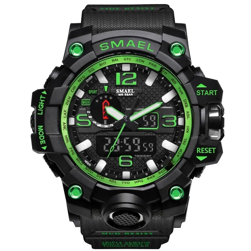 Men Sports Watches Dual Display