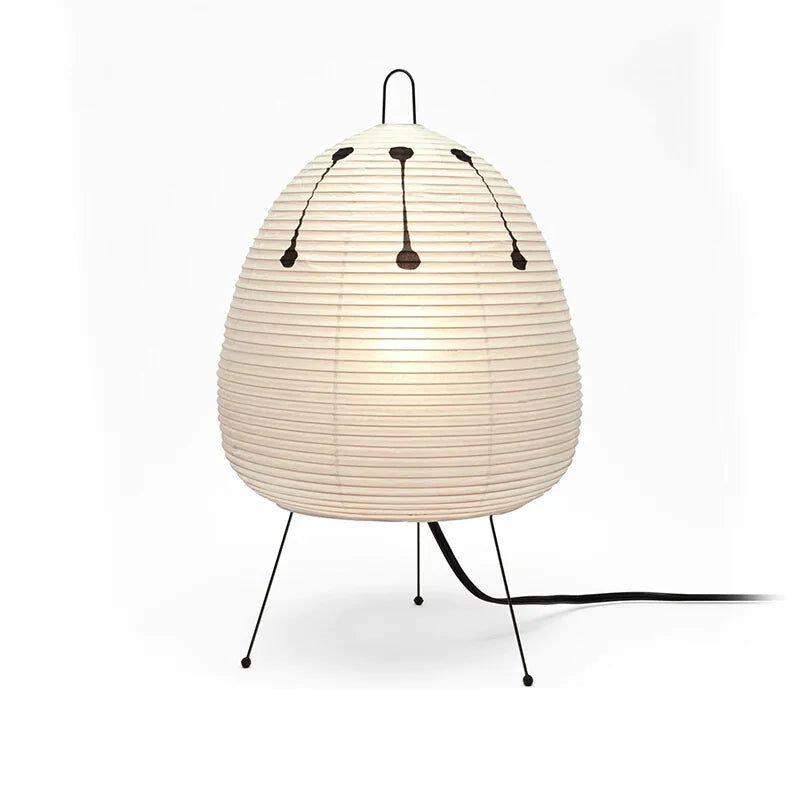 Japanese-Style Rice Paper Table Lamp