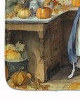 Italian Greyhound Pumpkins Memory Foam Kitchen Mat