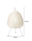 Japanese-Style Rice Paper Table Lamp