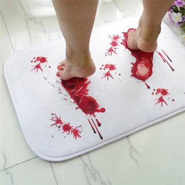 Blood Print Bathmat