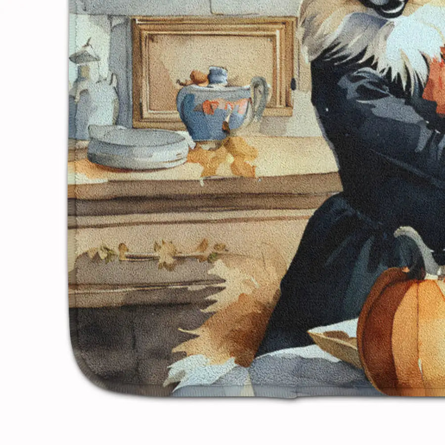 Pomeranian Pumpkins Memory Foam Kitchen Mat