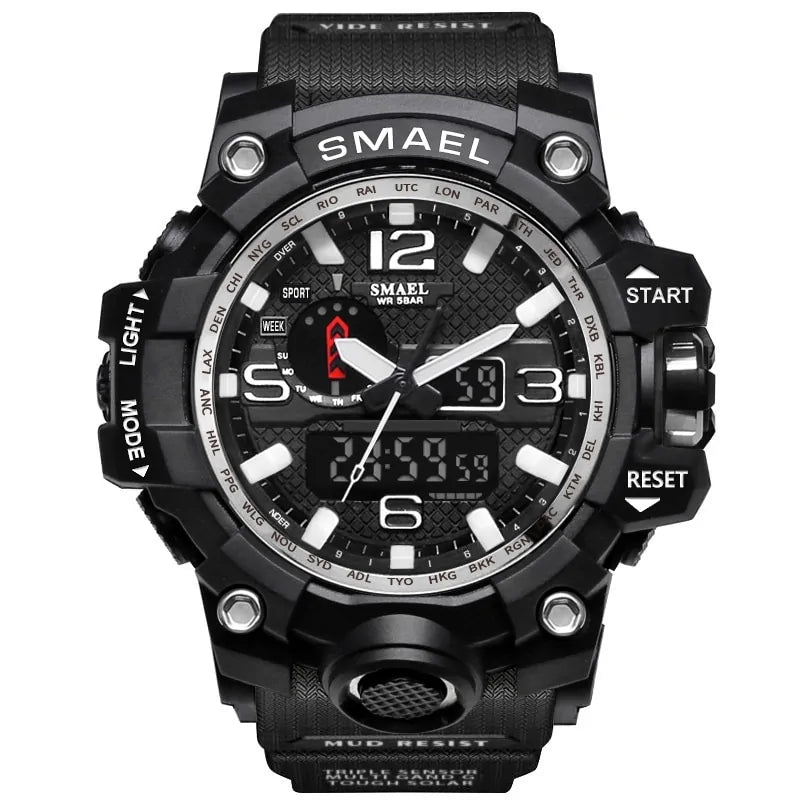 Men Sports Watches Dual Display