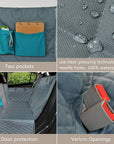 Protective Car Seat Cover with Mesh Window