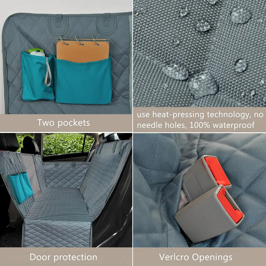 Protective Car Seat Cover with Mesh Window