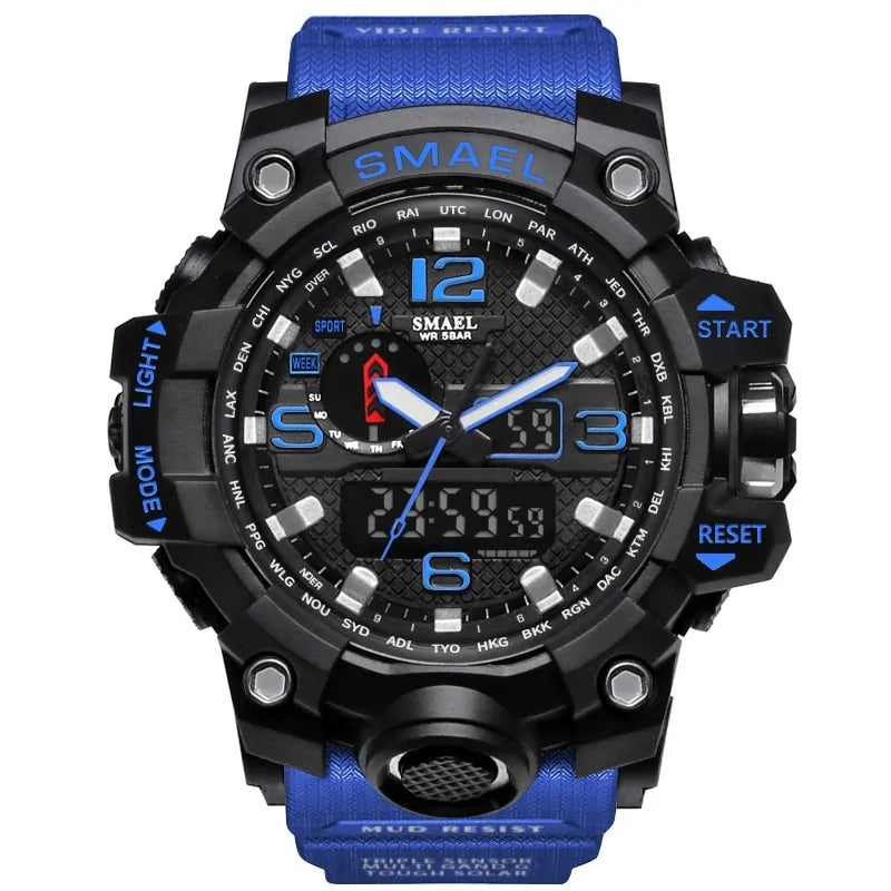 Men Sports Watches Dual Display