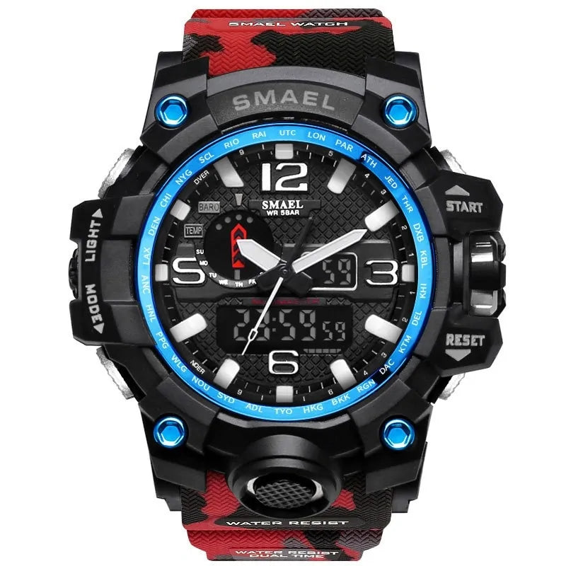 Men Sports Watches Dual Display