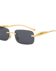 Rimless Square Sunglasses