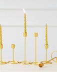 Gold Metal Candle Stick Holder