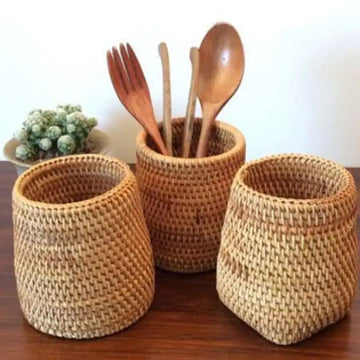 Ratten Baskets for Cuttlery