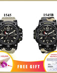 Men Sports Watches Dual Display