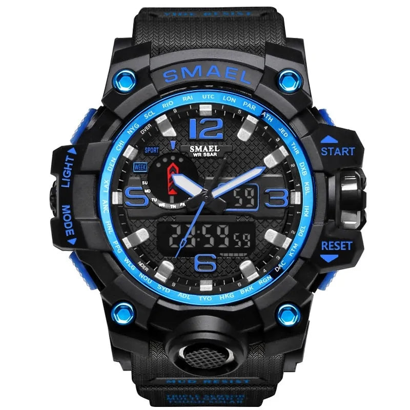 Men Sports Watches Dual Display