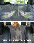 Protective Car Seat Cover with Mesh Window