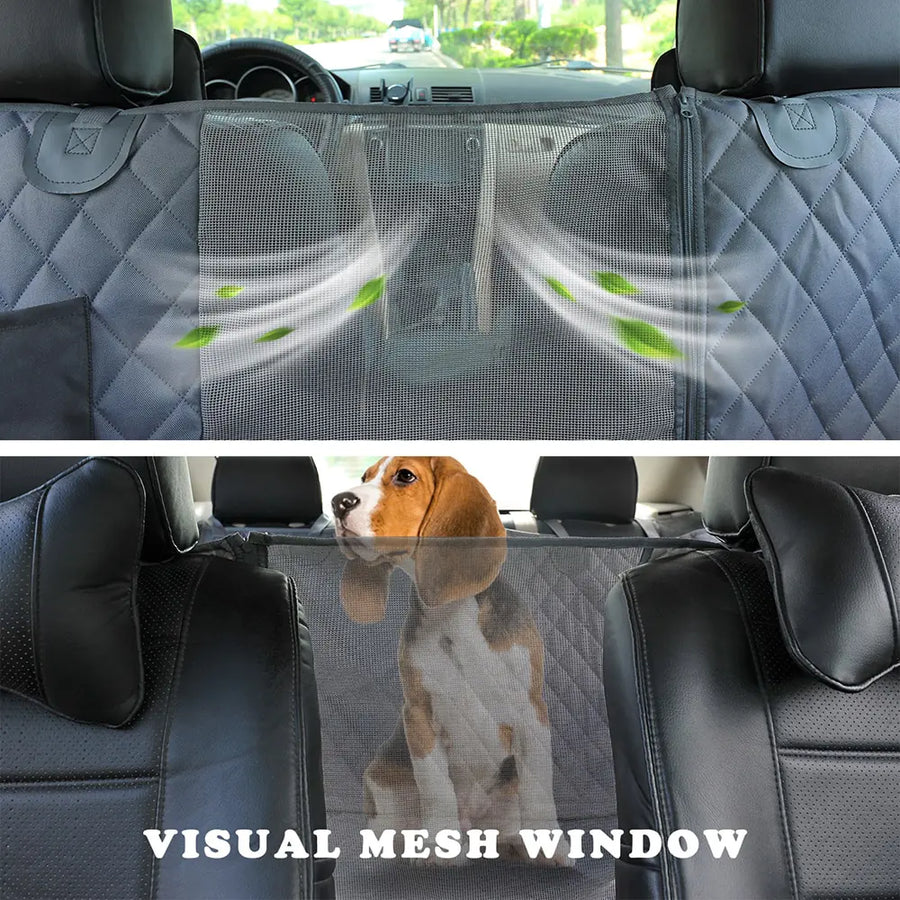 Protective Car Seat Cover with Mesh Window