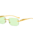 Rimless Square Sunglasses