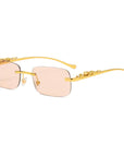 Rimless Square Sunglasses