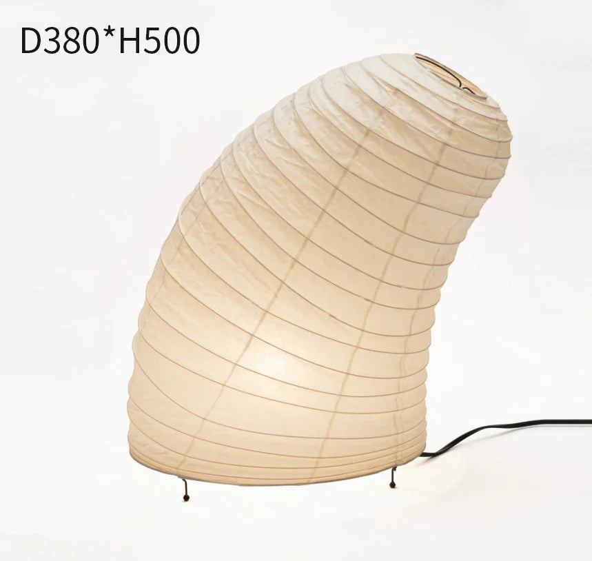 Japanese-Style Rice Paper Table Lamp