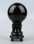 Obsidian Stone Crystal Ball