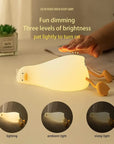 Animal Shape Silicone Desk Lamp