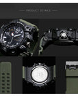 Men Sports Watches Dual Display