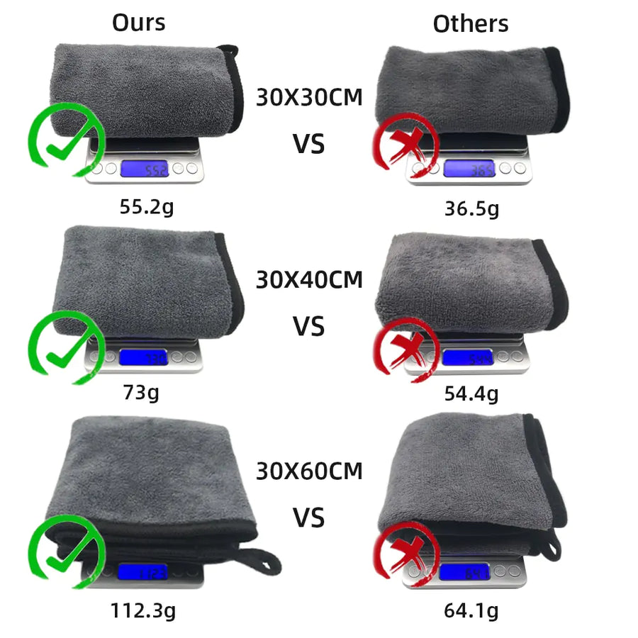 Quick Drying Microfiber Car Towel