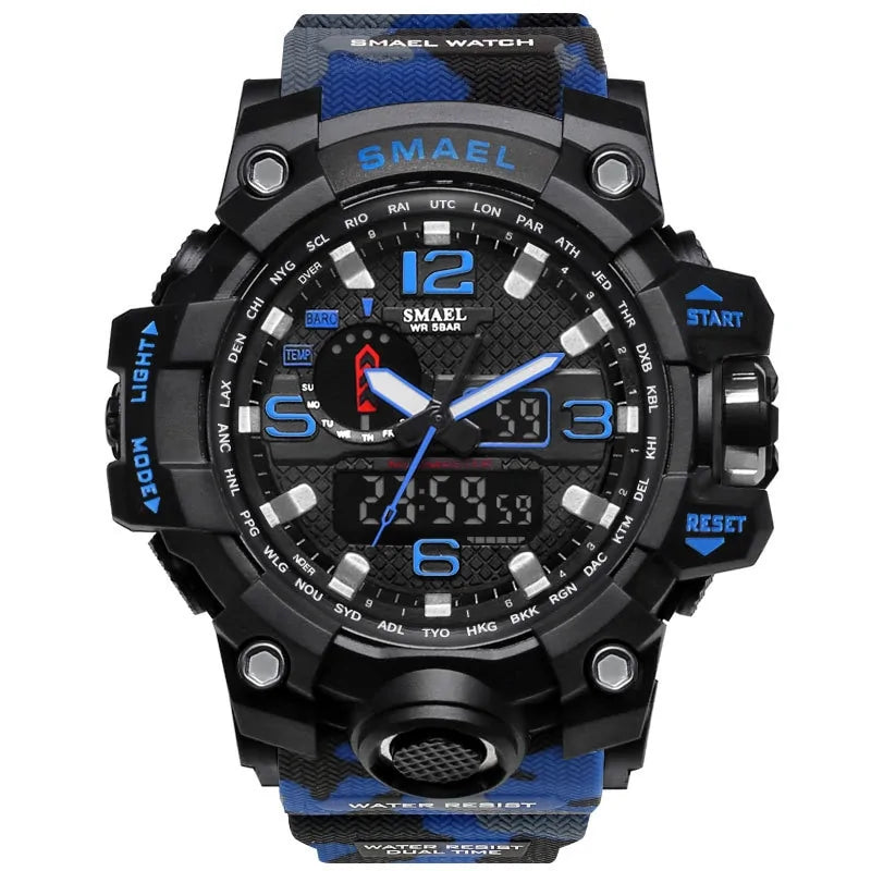 Men Sports Watches Dual Display