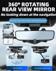 Rearview Mirror Phone Holder