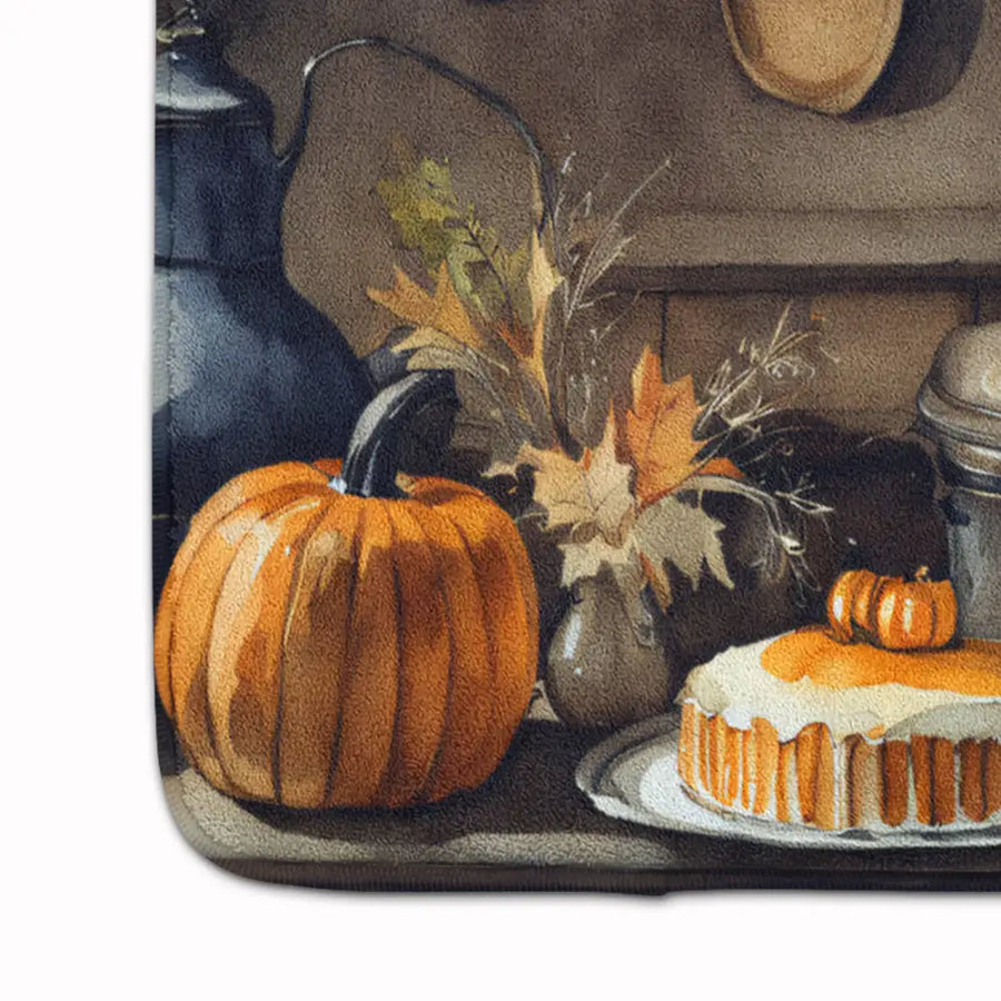 Australian Shepherd Pumpkins Memory Foam Kitchen Mat