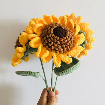 Handmade Crochet Sunflower