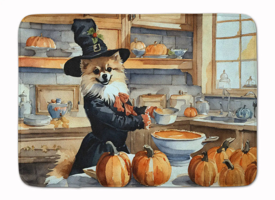 Pomeranian Pumpkins Memory Foam Kitchen Mat