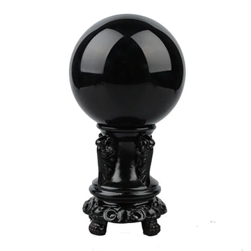 Obsidian Stone Crystal Ball