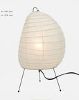 Japanese-Style Rice Paper Table Lamp