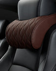 Leather Car Neck Pillow