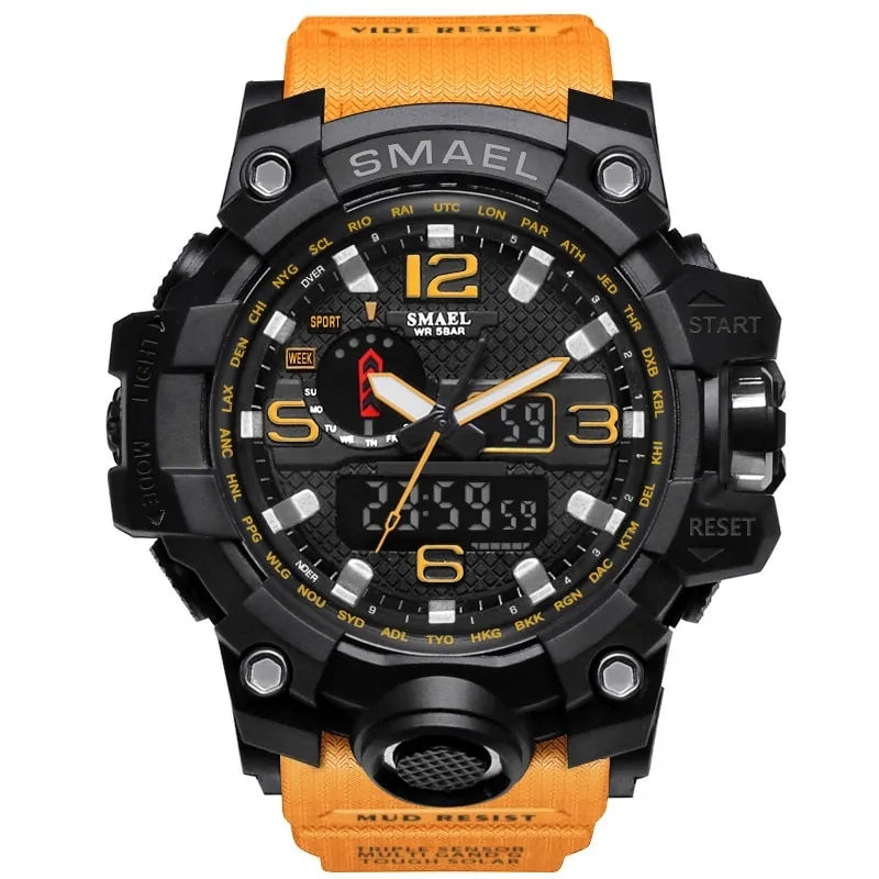 Men Sports Watches Dual Display