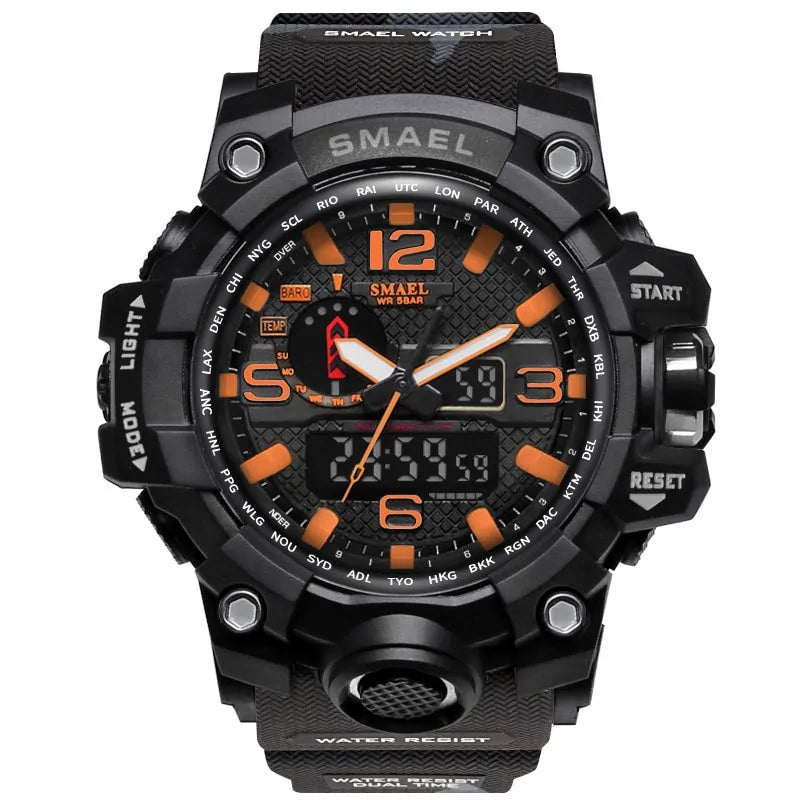 Men Sports Watches Dual Display