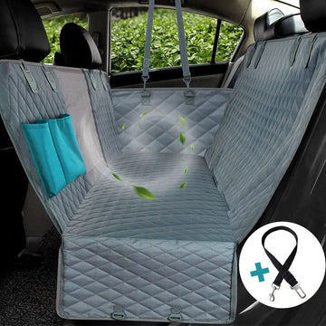 Protective Car Seat Cover with Mesh Window