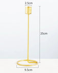 Gold Metal Candle Stick Holder