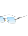 Rimless Square Sunglasses