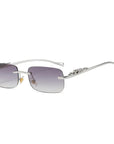 Rimless Square Sunglasses